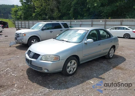 2004 Nissan Sentra 1.8S из США, поврежденный, VIN 3N1CB51D44L863479